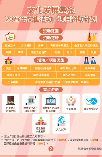 2027年文化活动／项目资助计划图文包 2