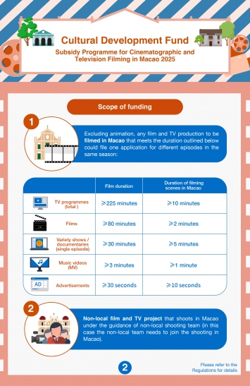 Subsidy Programme for Cinematographic and Television Filming in Macao 2025 (2)