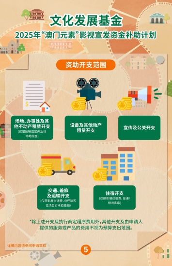 2025年“澳门元素”影视宣发资金补助计划图文包 5