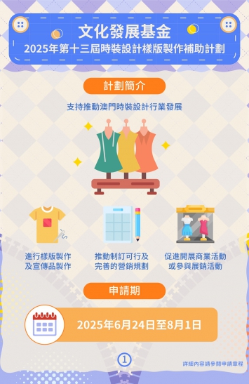 2025年第十三屆時裝設計樣版製作補助計劃圖文包 1