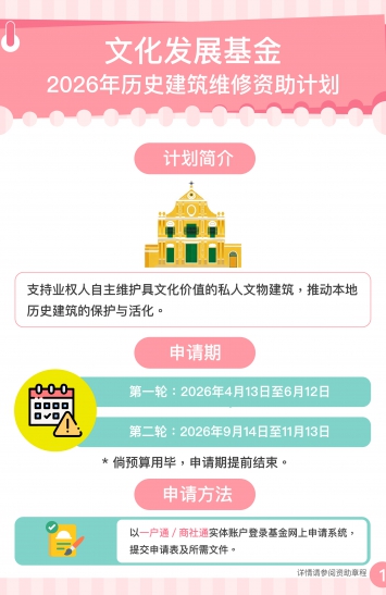 2026年历史建筑维修资助计划图文包 1