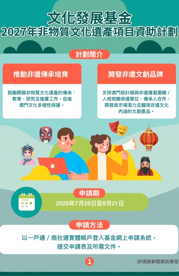 2027年非物質文化遺產項目資助計劃圖文包 1