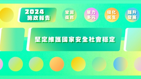 2024年施政動畫一：堅定維護國家安全社會穩定