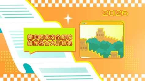 2026年施政动画一：筑牢国家安全屏障 维护社会大局稳定